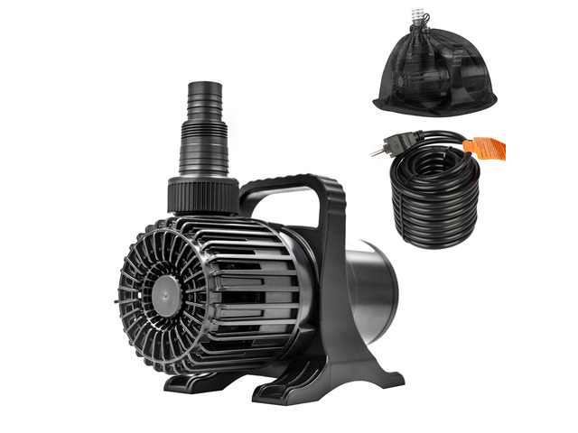 Submersible Water Pump, 1800 GPH Pond Pump for Outdoor Ponds 32.8ft Long Power Cord, Barrier Filter Bag, Ipx8 Waterproof Ultra Quiet Fountain Water...