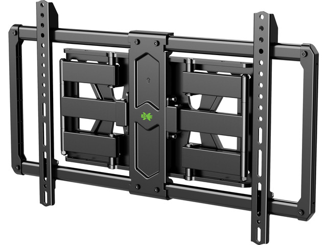 Ultra Slim TV Wall Mount for Most 37-90 inch Television, Full Motion TV Mount Dual Swivel Articulating Tilt 6 Arms, Up to 120lbs, VESA 600x400mm,...