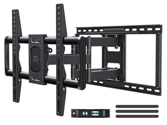 Full Motion TV Wall Mount for Most 42-90 Inch TV Heavy Duty Wall Mount TV Bracket with 6 Strong Articulating Arms, Max VESA 600x400mm, Up to...