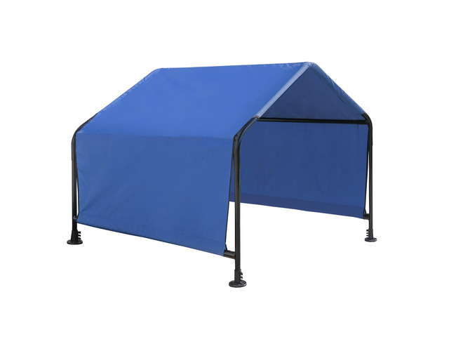 5' Outdoor Pet Shade, Versatile Pet Canopy Tent for Medium to Large-Breed Dogs, Cats, Small Animals and Livestock, Blue