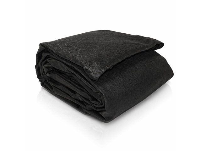 Nonwoven Geotextile Underlayment - 20 ft. x 25 ft. 6 oz density, use for ponds, weed barrier, landscaping, stabilization