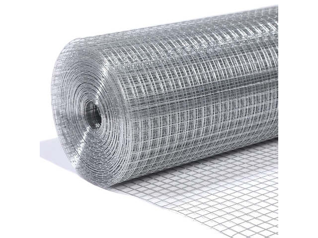 1/4in Galvanized Hardware Cloth 48' x100' 23 Gauge welded mesh with uniform openings and strong welds for Chicken Coop, Garden Fence, Gopher...
