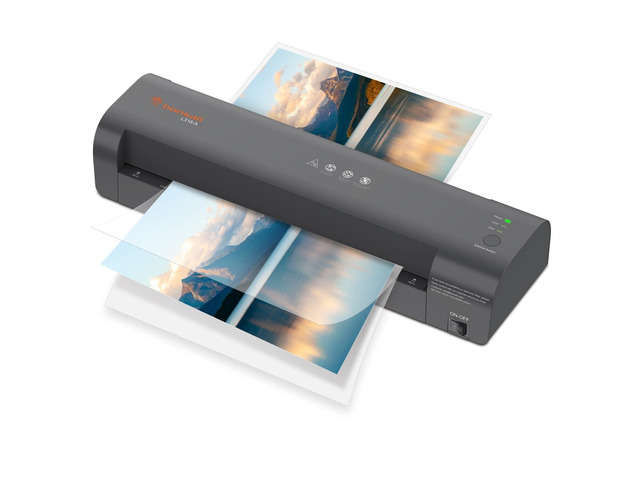 13 Inch Thermal Laminator, Upgraded Jam-Free Roller Laminating 3-mode heat for 3mil/5mil/photo, 4-min preheat, NTC temp control, ideal for 11x17...
