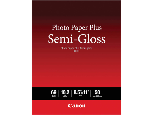 Photo Paper Plus Semi-Gloss Letter Size (50 Sheets) (SG-201 LTR)
