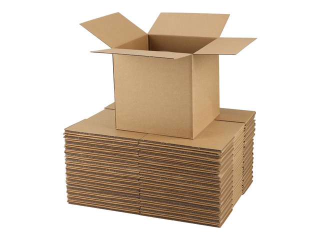 25 Packs 7x7x7 Shipping Boxes, Brown Mailing Boxes Corrugated Cardboard Boxes for Small Business, Easy Assemble for Shipping Packing Mailing Bulk