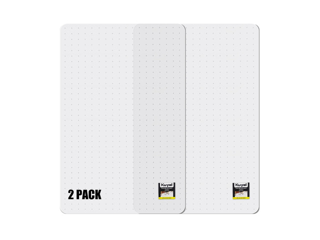 Office Chair Mat for Carpet, 2 Pack Heavy Duty Computer Chair Mat 32''x 49'', Under Desk Protector Carpeted Clear Floors Mat, Easy Chair...