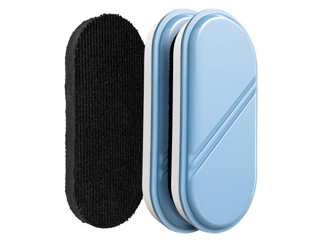 Dry Erase Board Eraser, Magnetic Detachable Whiteboard Eraser 2-Pack, White Board Erasers for Classroom, Glass Board Cleaner, Dry Erase Marker...