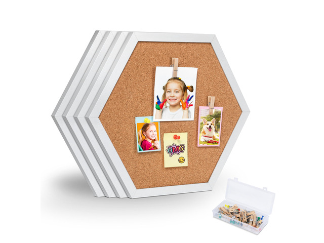 4 Packs Cork Board,Corkboards for Wall,Small Cork Board Decorations,Cork Boards for Walls with Frame, Decorative for Office, School & Home