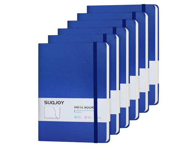 Lined Journal Notebooks, 6 Pack 160 Pages, 5.5x 8.2-Inch Journals for Women Men, Hardcover Notebook with 100 gsm Thick Paper, A5 Size College Ruled...