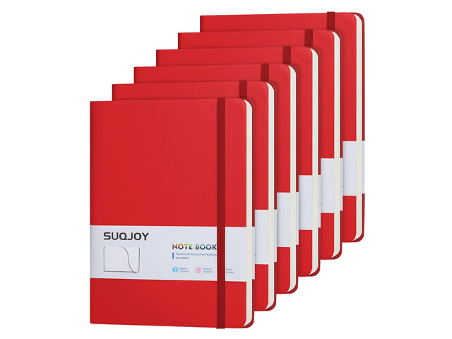 Lined Journal Notebooks, 6 Pack 160 Pages, 5.5x 8.2-Inch Journals for Women Men, Hardcover Notebook with 100 gsm Thick Paper, A5 Size College Ruled...