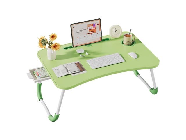 Lap Desk Bed Trays for Eating and Laptops Breakfast in Bed Tray for Sofa/Couch/Study/Reading/Writing with Cup Holder/Drawer On Low Sitting Floor...