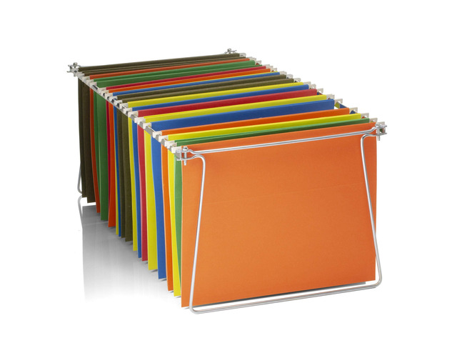 Hanging File Frame, Letter Size (Fits 2427), Adjustable Heavy-Duty Steel File Drawer Organizer for Desks, Cabinets & Shelves (91964)