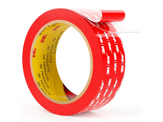 Double Sided Tape Heavy Duty VHB 2'×16.5ft Clear 4905 Strong Adhesive Waterproof Mounting Tape for Automotive LED Strip Lights DIY Home Décor