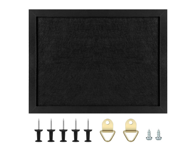 Cork Board Bulletin Board, 23.5' X 35.5' Cork Boards for Walls with Pins, Eye Bolts, gaskets, Screws, Pin Board for Office, School and Home...