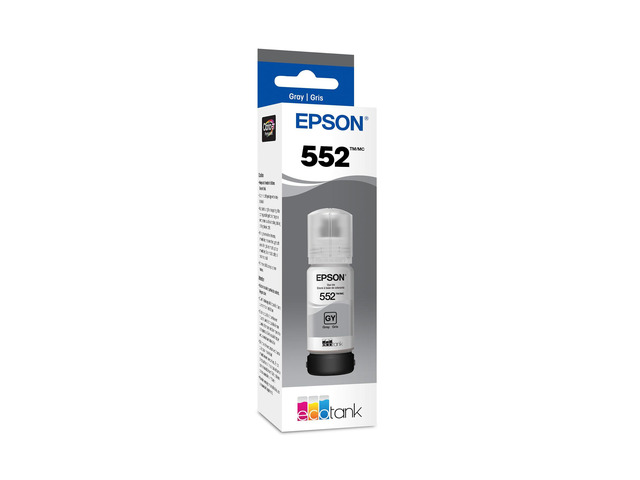 552 EcoTank Ink Ultra-high Capacity Bottle Gray (T552520-S) Works with ET-8500, 8550