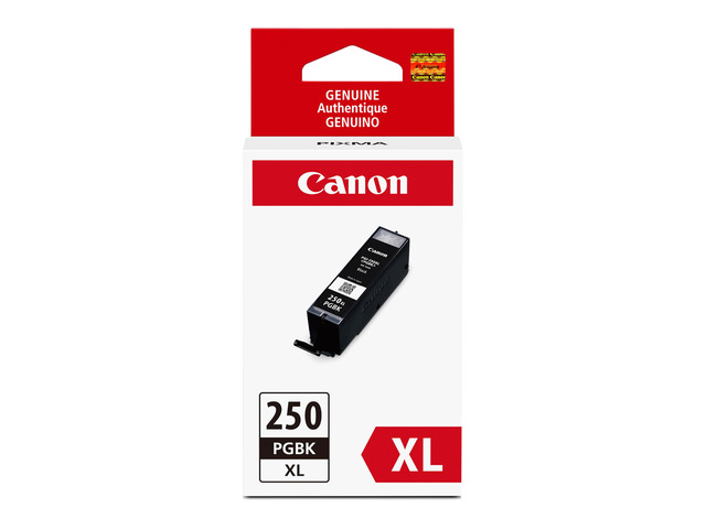 PGI-250XL Genuine Pigment Black Ink Tank, Compatible with MG6320, IP7220 & MG5420, MX922, MG5520, MG6420, MG7120, iX6820, iP8720, MG7520, MG6620,...
