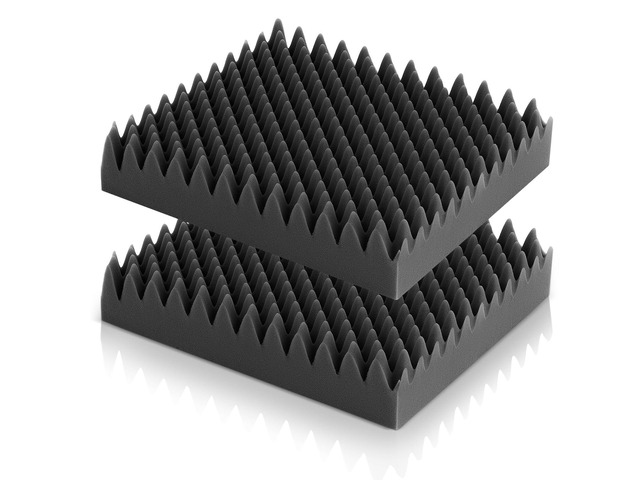 2 Pcs Egg Foam Pad,18 X 16 X 4 Inches Egg-Shaped,Black Gray Egg Seat Cushions Crate for Chairs, Convoluted Foam Relieves Pressure, Breathable...