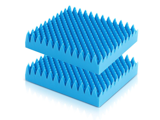2 Pcs Egg Foam Pad Eggs Chair Cushion to Relieve Back Foam Seat Cushion Chair Accessories Pad for Office Recliner Wheelchair Home Car (Egg, Blue)
