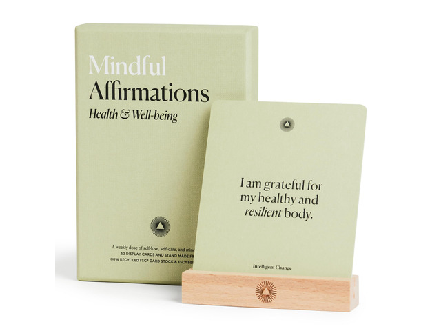 Mindful Affirmation Cards for Health and Wellbeing