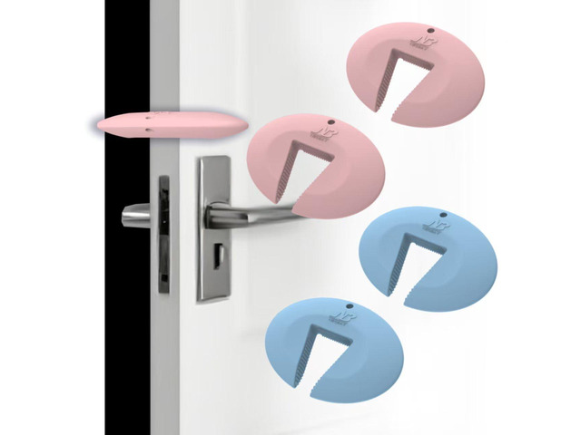 Door Pinch Guard and Door Slam Stopper, Durable Silicone Door Finger Pinch Guard, Prevents Slamming on Even Heavy Doors, Non-Toxic & Pet Friendly,...