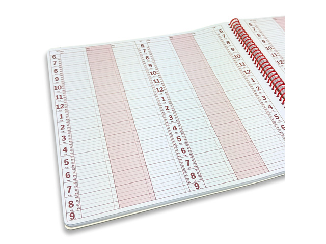 Notebooks Appointment Book - Large 12.75' x 13.5' Undated Planner for Daily Scheduling - 6 Column Professional Daily Planner Undated for Office,...