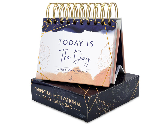 Motivational Calendar, 366 Daily Affirmations, Inspirational Gift for Women Inspirational Perpetual Desk Calendar, Daily Motivational Quotes,...