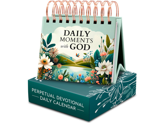 Religious Desk Calendar, 366 Devotions & Prompts, Christian Gifts for Women Religious Gifts for Women, Devotional Flip Calendar, Faith Desk Decor,...