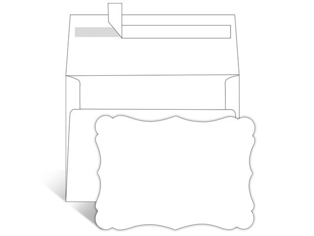 100 Pack Blank 5x7 Invitations with Envelopes 5 x 7 Postcards and A7 Envelopes Self Seal for Wedding, Graduations, DIY Cards, Thank You Cards & All...