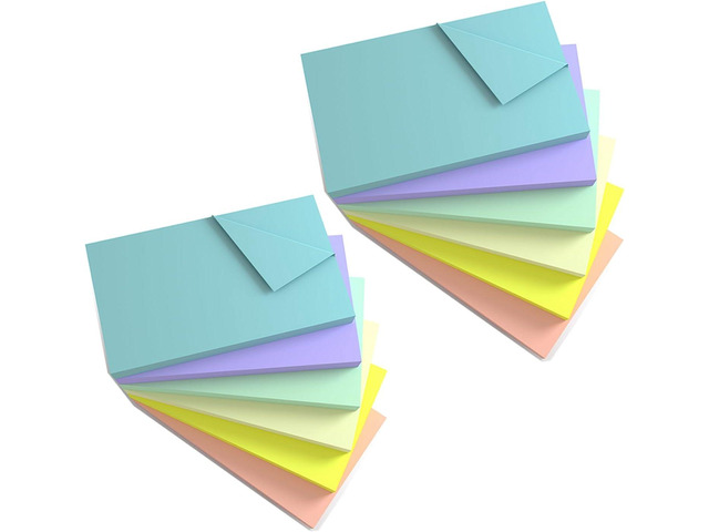 960 Sheets 3x5 Inches Large Sticky Notes,Self-Stick Post Stickies Colorful Super Sticking Power Memo Pads for Teacher Supply,School and Office