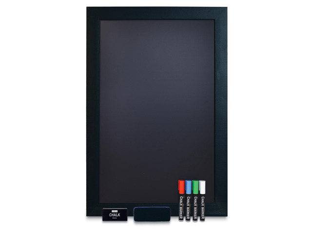 Magnetic Wall Chalkboard, Extra Large Size 20' x 30', Wood Frame, Chalkboard Sign, Vertical or Horizontal Wall Mount, Includes 4 Chalk Markers,...