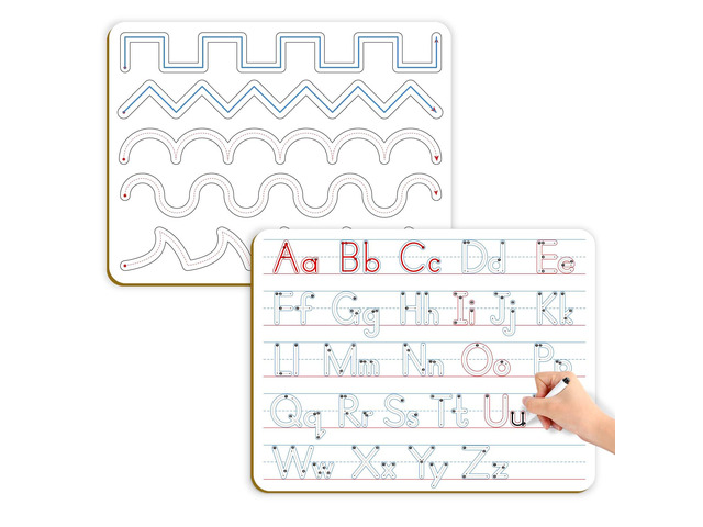 Handwriting Practice Dry Erase Board,9' x 12' ABC Alphabet Letter Tracing for Kids Ages 3-5 Writing Small Whiteboard,Pre k Toddler Preschool...