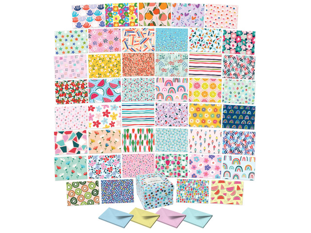 S & O Blank Cards for All Occasions in One Box Set - Blank Notecards for Handwritten Messages - All Occasion Notes Assortment Box with covers - 100...