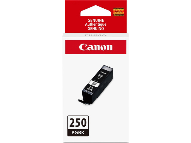 PGI-250 Genuine Pigment Black Ink Tank, Compatible with MG6320, IP7220 & MG5420, MX922, MG5520, MG6420, MG7120, iX6820, iP8720, MG7520, MG6620, and...