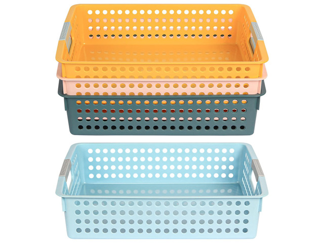 4Pcs Classroom Organization and Storage Paper Tray Holds,Holds 4A Paper Paper Trays for Classroom Toy,Crayons,Handicrafts Storage,Also for Library,...