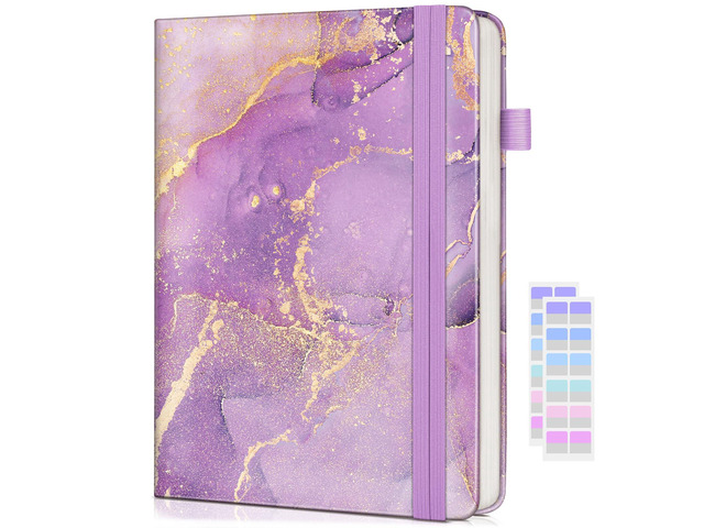 Lined Journal Notebook for Women Men, 256 Numbered Pages Hardcover Notebooks for Work, A5 Journaling Notebooks, College Ruled Journals for Writing...