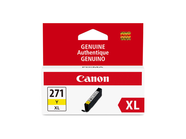 CLI-271XL Genuine Yellow Ink Tank, Compatible with MG6820, MG6821, MG6822, MG5720, MG5721, MG5722, MG7720, TS5020, TS6020, TS8020, and TS9020...