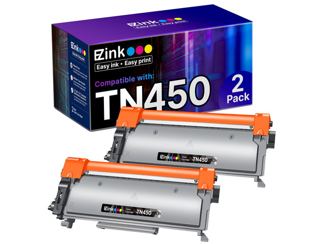 TN450 Toner Cartridge for Brother Printer TN-450 TN420 TN 450 TN-420 Compatible for Brother HL-2270DW Toner HL-2280DW MFC-7360N HL-2270DW...