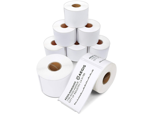 Replacement for DYMO 30256 (8 Rolls, 2400 Labels) 2 5/16' X 4' Direct Thermal Shipping Labels - Compatible With LabelWriter 450, 450 Turbo, 4XL...