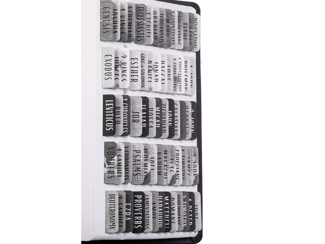 Laminated Bible Tabs for Men and Women (Noble Theme) Large Print Bible Book Tabs, Bible Study Journaling Supplies, 66 Personalized Scripture Index...