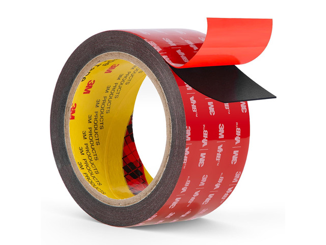Double Sided Tape Heavy Duty 2' x 16.5 ft Mounting Tape VHB 5925 Black Strong Adhesive Waterproof for Automotive LED Strip Lights DIY Home DÃ©cor