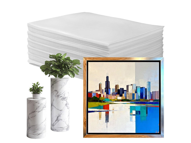 30 Pack Large Foam Pouches 22x26 in, Cushion Foam Wrap Pouches Plate Packing Sleeves for Moving, Storage and Packing Supplies for Dishes, Books,...