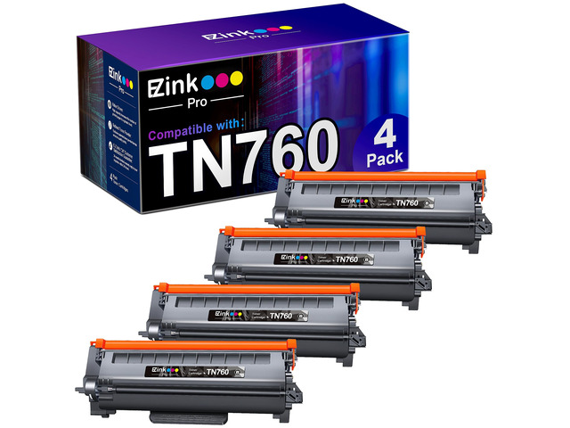 TN760 TN-760 TN730 TN-730 Toner Cartridge Replacement for Brother tn760 to Use with HL-L2350DW HL-L2370DW HL-L2390DW HL-L2395DW MFC-L2710DW...