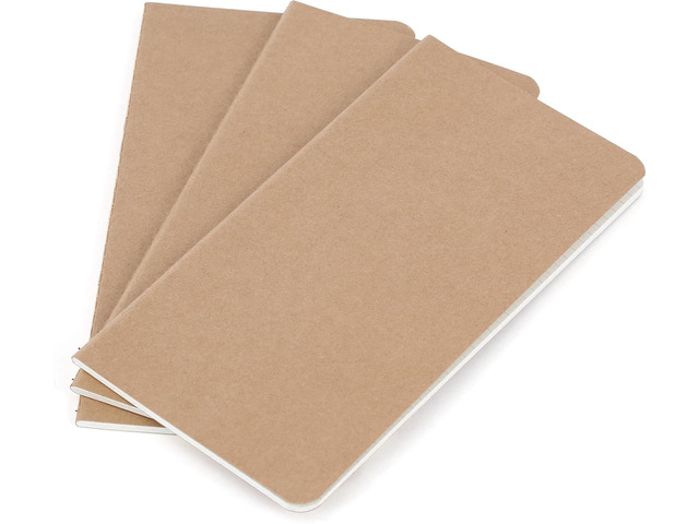 Dotted A6 Size Travelers Notebook Inserts 4.1' x 5.8' (10.5 x 15cm) 100 GSM Paper 6 Hand-sewn Booklets/360 Pages Travelers Notebook Refills...