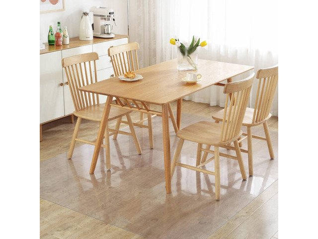 Clear Office Chair Mat for Hardwood Floor, 58 x 96 in Desk Floor Protector Heavy Duty Plastic Floor Mat, Smooth Rolling, Easy to Clean, Protects...
