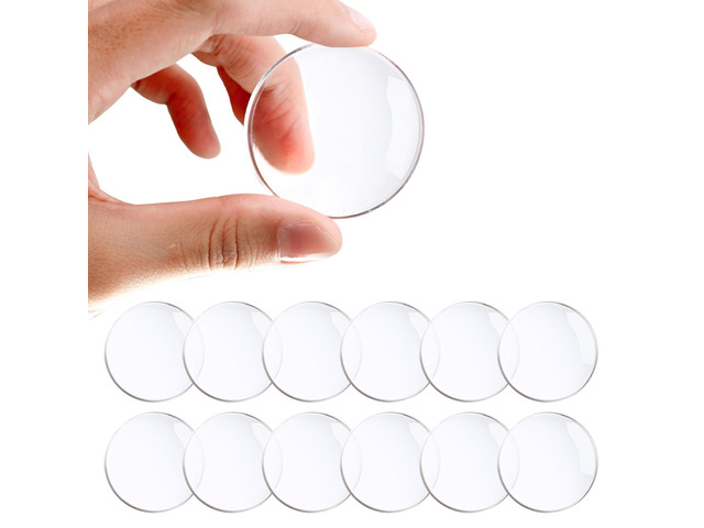 Door Stoppers for Wall, 2' Clear Silicone Door Knob Wall Protectors 12 Pack Strong Self-Adhesive Door Stop Bumpers, Quiet & Shock-Absorbing,...