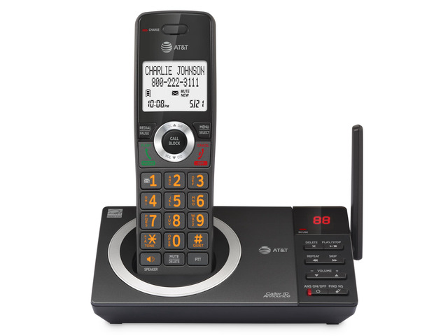 DECT 6.0 Cordless Expandable Home Phone with Large Display and Big Buttons, Answering Machine, Smart Call Blocker, Extended Range, Caller ID,...
