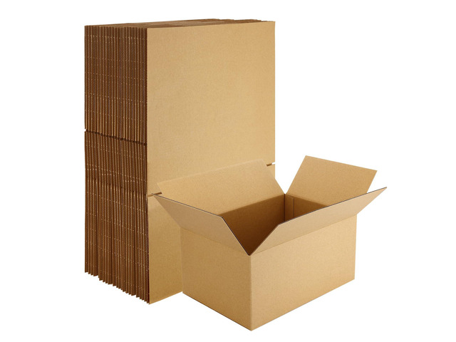 Small Shipping Boxes 10x7x5 for Shipping, Shoes, Brown Box, 10 Pack Easy Assemble Boxes for Packaging Moving, Easy Fold 10x7x5 Shipping Box,...