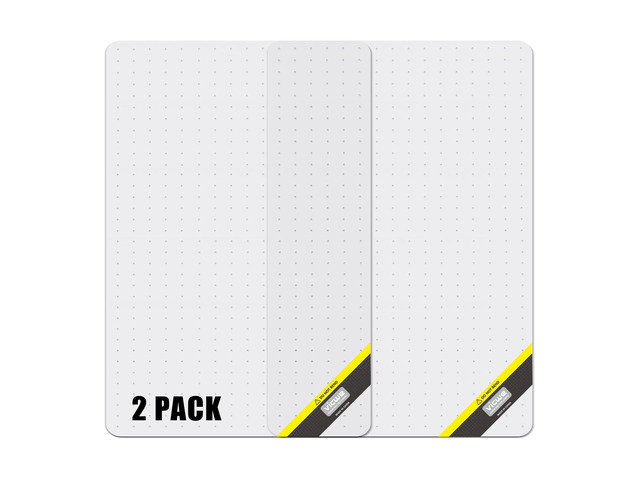 Office Chair Mat for Carpet, 32'' x 48'' Heavy Duty Desk Chair Mat 2 Pack, Hard Material, Ship Flat, Smooth Glide, Dent-Resistant, Non-Slip...