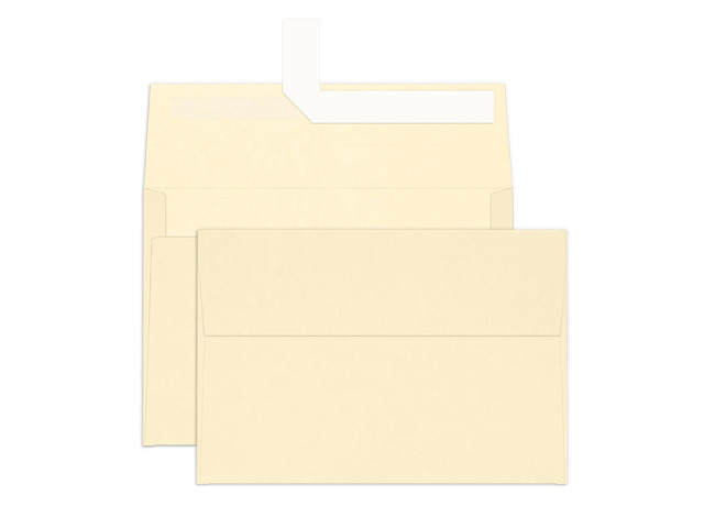 100 Pack A4 Cream 4x6 Envelopes Self Seal, 4.25 x 6.25 in Ivory Printable Invitation Envelopes 120 GSM for DIY Greeting Cards, Photos, Weddings,...