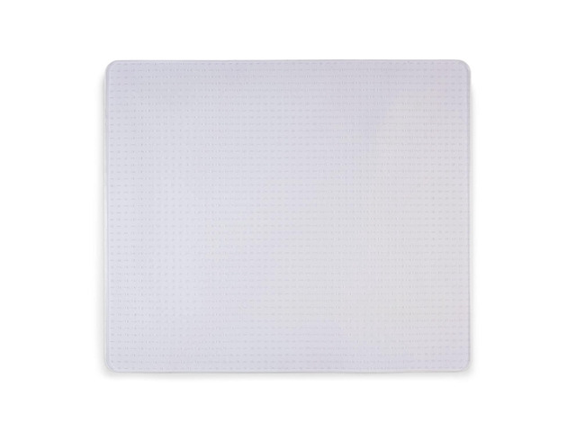 Carpet Chair Mat, 45x53 Inch, Medium-Pile, Clear, Model 28592 Smooth-glide protection for desk chairs on medium-pile carpeted floors
